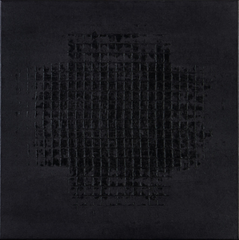 Arkadiusz Świderski – Czarny I 50×50 akryl