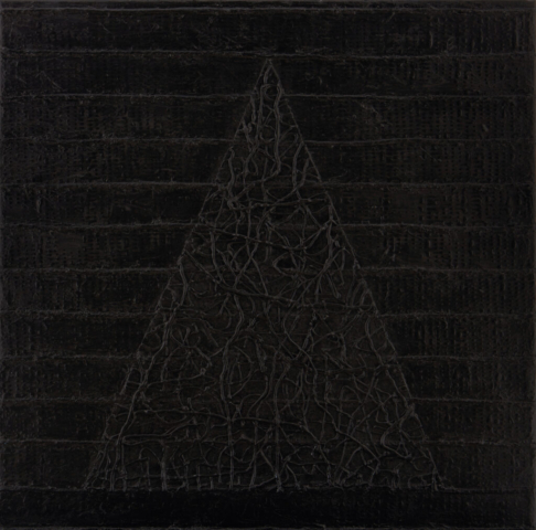 Arkadiusz Świderski – Czarny II 50×50 akryl