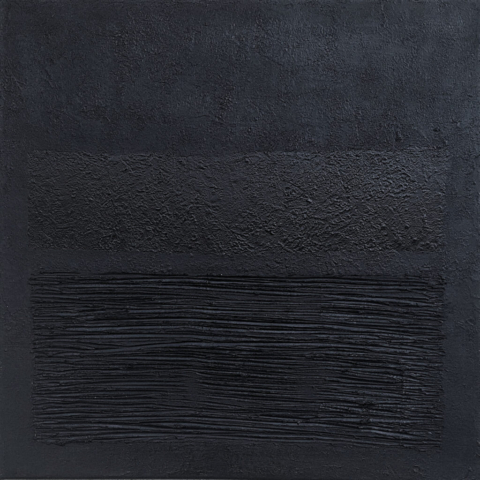 Arkadiusz Świderski – Czarny III 50×50 akryl